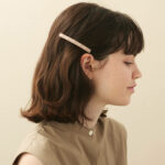 Alexandre de Paris - Haarspange PLUIE DE PERLES 7 cm rosa AA7-17858-03Q