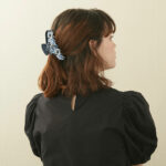 Alexandre de Paris Haarklammer-Poesie 11,5cm blau-ACCL-7706-P22M