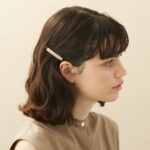 Alexandre de Paris - Druckspange PLUIE DE PERLES 5 cm rosa ATB-17858-04Q