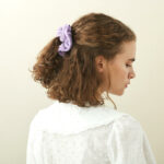 Alexandre de Paris - Chouchou Samt Romy lila TCH-17403-GML