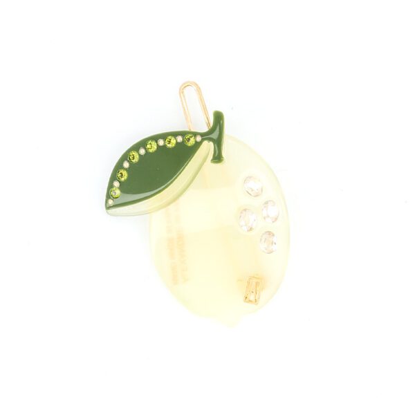 Alexandre de Paris Druckspange ACIDULÉ Citron 4,5cm atb 18733 04j 0 (1)