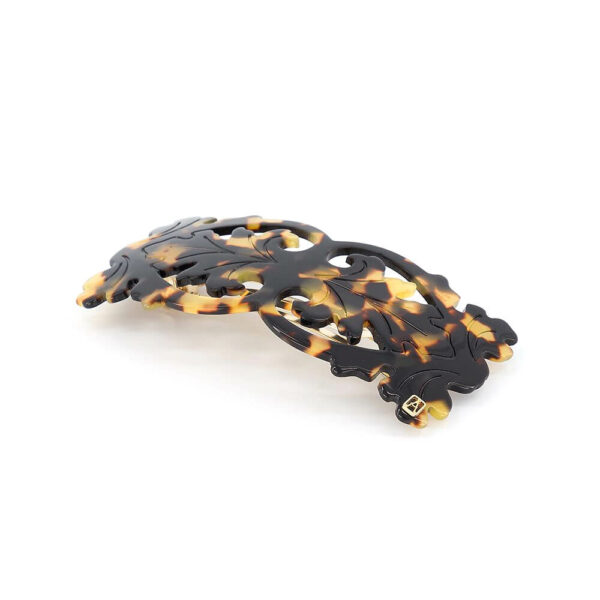 Alexandre de Paris - Druckspange Barock Flach Dunkles Marmor AA8-1165W (4)