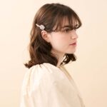 Alexandre de Paris Druckspange COMPOSITION 6 cm lachsfarben ATB 18133 02 Q