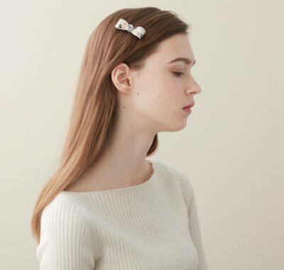 Alexandre de Paris - Druckspange COQUETTE beige grau ATB-17292-04P20Q_model