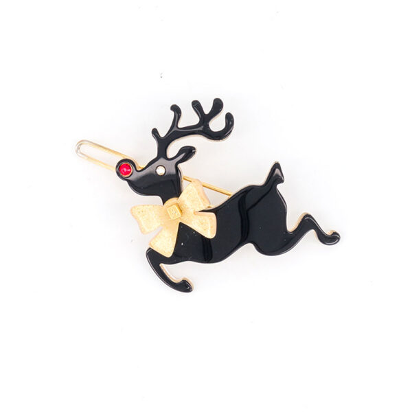 Alexandre de Paris Druckspange MAGIE DE NOEL “Renne” 4,5cm ATB 18200 02X