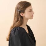 Alexandre de Paris Druckspange MANOIR HANTE 5 cm Fledermaus ATB 18409 03 Z