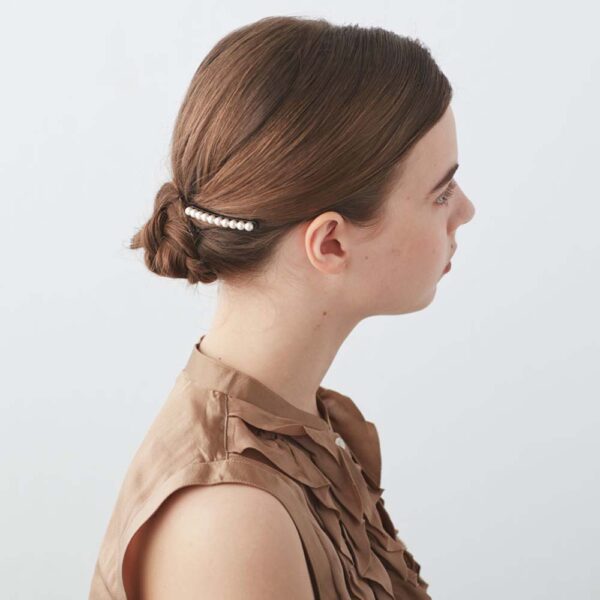 Alexandre de Paris - Druckspange ORIGINS 6,5 cm schwarz_beige ATB-17243-02N_S_2