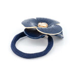 Alexandre de Paris - Haargummi Camélia Eaux Vives marine APY-17531-04M_3