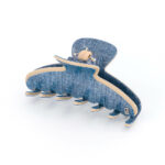 Alexandre de Paris - Haarklammer Á LA UNE 8,5 cm marine ACCM-14278-03P20C (3)