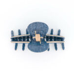 Alexandre de Paris - Haarklammer Á LA UNE 8,5 cm marine ACCM-14278-03P20C (3)