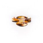 Alexandre de Paris - Haarklammer ANTIDOTE 3 cm braun ACCB-2142-P23H-4