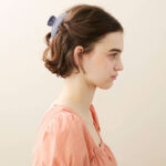 Alexandre de Paris - Haarklammer CHAMP DE FLEURS 8,5 cm blau ACCM-18045-03-X