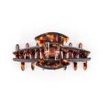 Alexandre de Paris - Haarklammer ÉCLECTIC 8,5 cm mahagoni ACCM-17738-03B_3