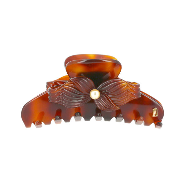 Alexandre de Paris - Haarklammer ENTRELACÉ BRUNS 8,5 cm braun ACCM-17961-04E