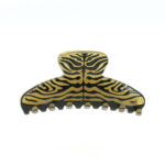 Alexandre de Paris - Haarklammer FAUVE QUI PEUT 8,5 cm schwarz-gold ACCM-17908-02S