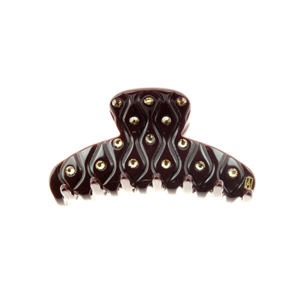 Alexandre de Paris - Haarklammer Frenesie braun 8,5cm ACCM-17080-02 H (2)