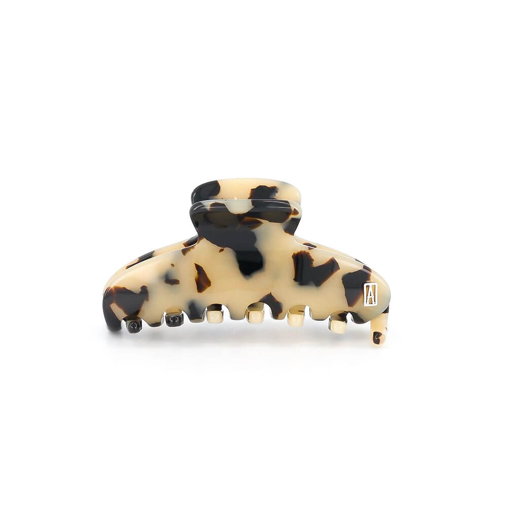 Basic Sense Haarklammern Set – 6-teilig, Glänzend Schwarz, 4,1 Cm, Rutschfester Griff Für Starken Halt