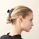 Alexandre de Paris - Haarklammer Klassisch mit Strass Schwarz 8-5cm ACCM-7705-04N (1)