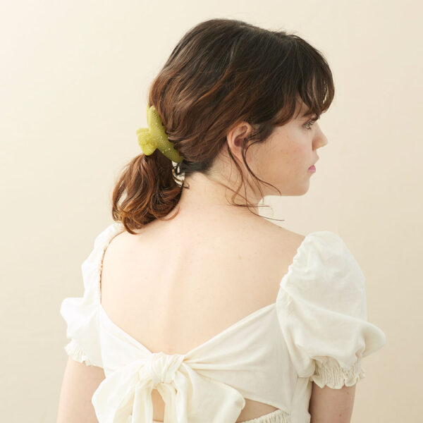 Alexandre de Paris - Haarklammer MOUCHARABIEH 8,5 cm khaki ACCM-17752-03-K-O_model