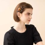 Alexandre de Paris Haarklammer “Pince Vendôme Disco mit 1 Reihe Strass” 3cm ICCB 12831 03A23 O