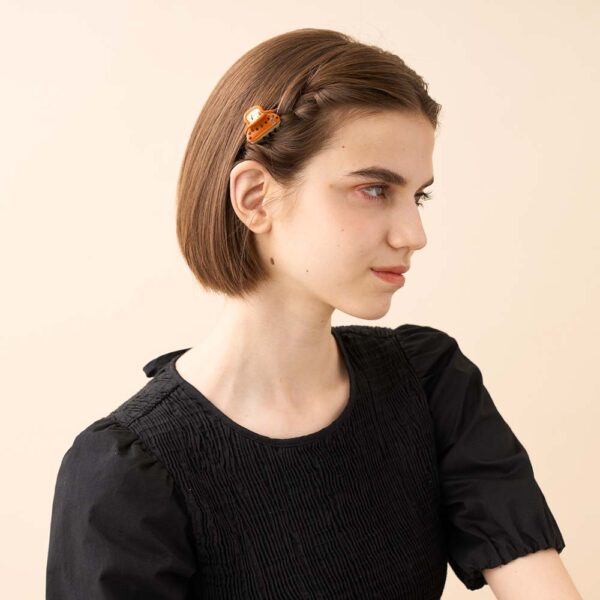 Alexandre de Paris Haarklammer “Pince Vendôme Disco mit 1 Reihe Strass” 3cm ICCB 12831 03A23 O