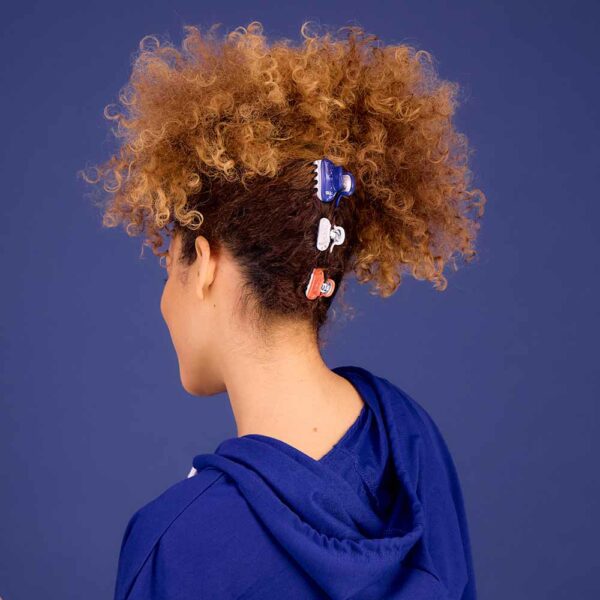 Alexandre de Paris Haarklammer Pince Vendôme Regate mit 1 Reihe Strass 3 cm ICCB 12831 03P24 ICC45 14339 03P24 model