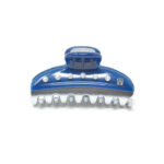 Alexandre de Paris - Haarklammer Pince Vendôme Rock 7,5cm marine ICCM-15571-30 OM (3)