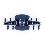 Alexandre de Paris Haarklammer-Poesie 11,5cm blau-ACCL-7706-P22M