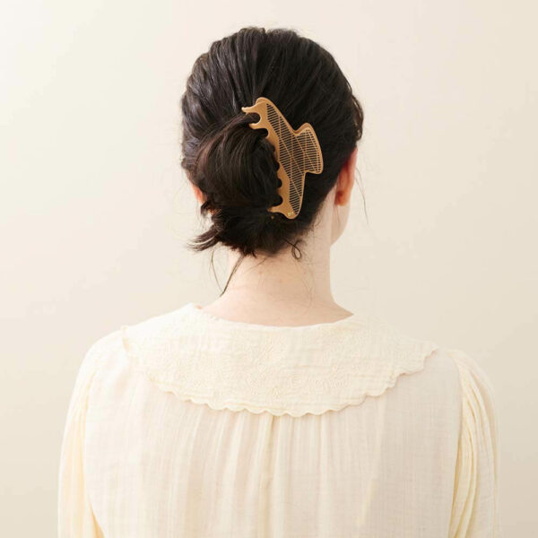 Alexandre de Paris - Haarklammer TRAIT POUR TRAIT 11,5 cm braun ACCL-17985-02-H