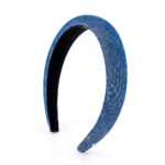 Alexandre de Paris - Haarreif Charlotte 2,5 cm marine THB25-20T-A20M