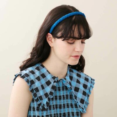 Alexandre de Paris - Haarreif FORCE TRANQUILLE 1 cm blau THB10C-1T-P23 M1_model2