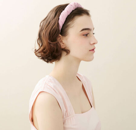 Alexandre de Paris - Haarreif GOURMANDISE 2,5 cm rosa THB25-7T-P23-Q2_1