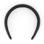 Alexandre de Paris - Haarreif POINT DE VUE 2,5 cm schwarz orange THB25-17T-A22H(2)