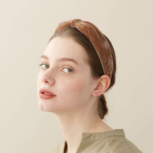 Alexandre de Paris - Haarreifen Adele Beige 4cm TBDA-21004 S (4)