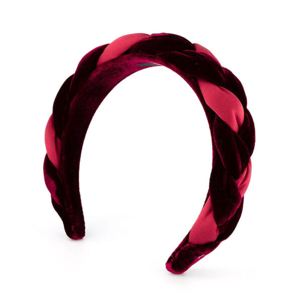 Alexandre de Paris - Haarreifen Olympe Bordeaux THB-17506-30 B (3)