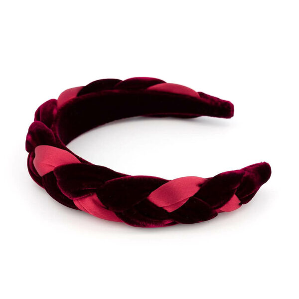 Alexandre de Paris - Haarreifen Olympe Bordeaux THB-17506-30 B (3)