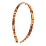 Alexandre de Paris Haarreifen-Responsable 0,9 cm braun-AHB-1541-P21Y1