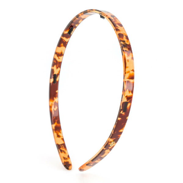 Alexandre de Paris Haarreifen-Responsable 0,9 cm braun-AHB-1541-P21Y1