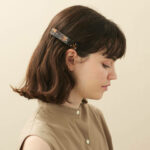 Alexandre de Paris - Haarspange ART DE VIVRE 8 cm braun AA8-17497-07X_model