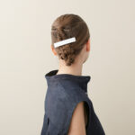 Alexandre de Paris - Haarspange Allure Subtile 8 cm weiß AA8-17334-02-P