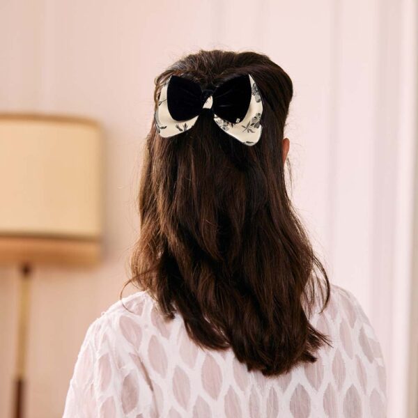 Alexandre de Paris Haarspange BEIGE COUTURE 8cm TA8 21T A25S (4)