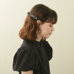 Alexandre de Paris- Haarspange CABARET Chic 8 cm schwarz AA8-17722-05 N