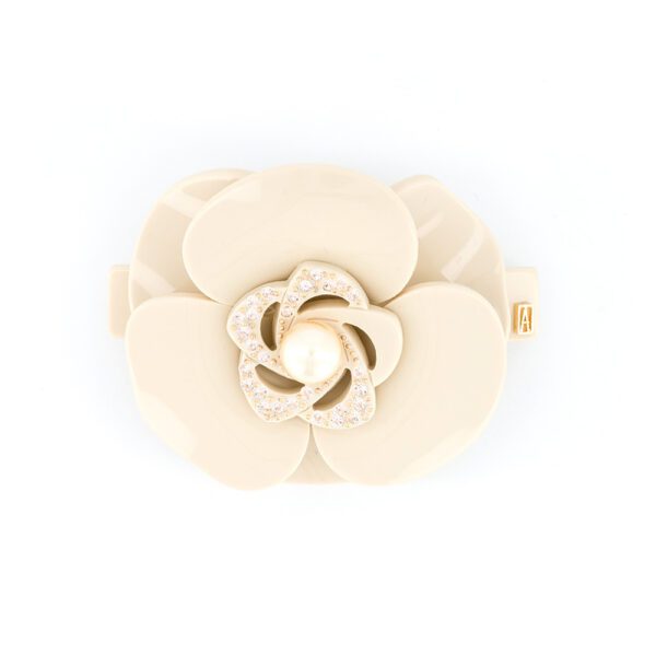 Alexandre de Paris Haarspange COEUR DE CAMÉLIA 6cm aa6 18686 03s 0 (1)