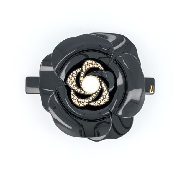 Alexandre de Paris Haarspange COEUR DE CAMÉLIA 8cm aa8 18686 02n 0 (1)