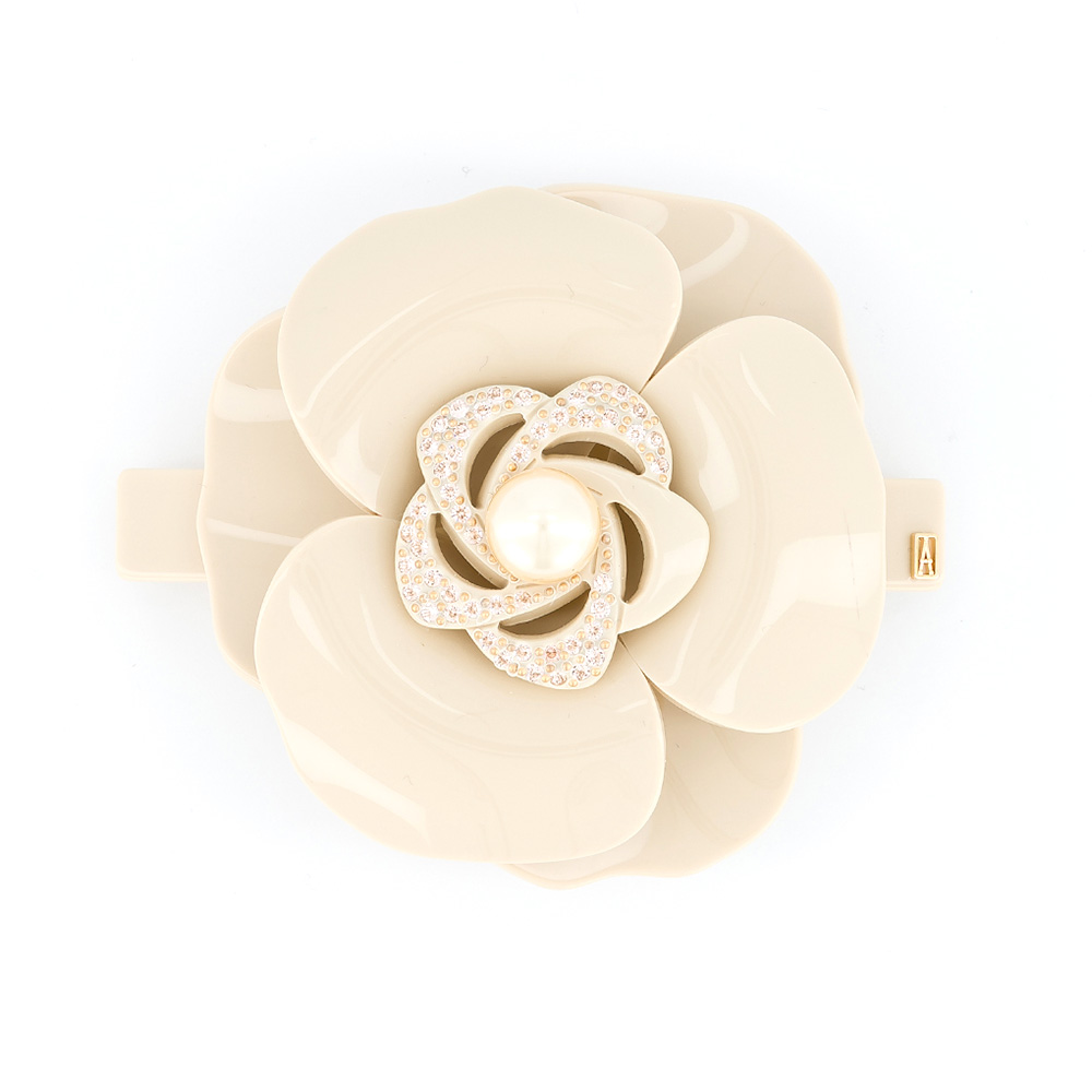 Alexandre de Paris Haarspange COEUR DE CAMÉLIA 8cm aa8 18686 02s 0 (1)