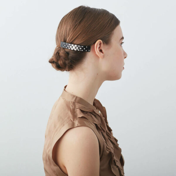 Alexandre de Paris - Haarspange DIVA 8 cm beige AA8-17228-04S_2