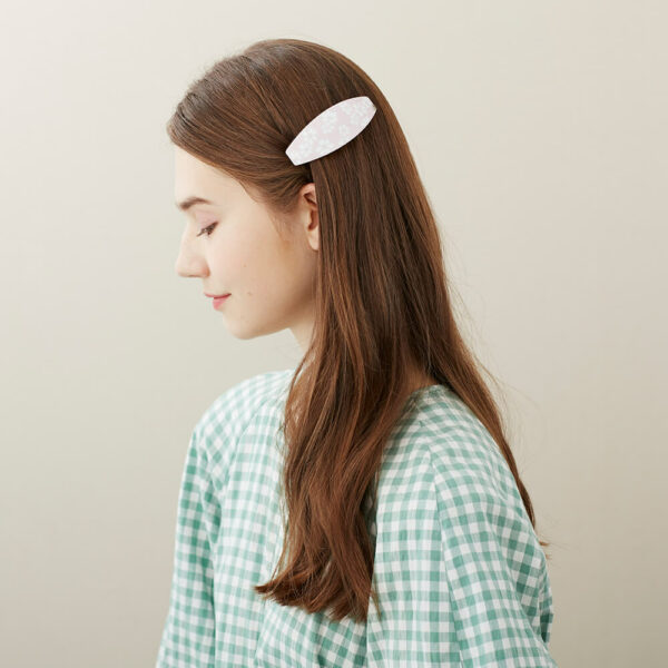 Alexandre de Paris - Haarspange Floraison 8 cm rosa AA8-17499-03-Q