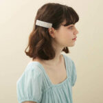 Alexandre de Paris - Haarspange GIVRÉ 8 cm nude AA8-17926-03G