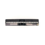 Alexandre de Paris - Haarspange Klassisch mit Strass Schwarz 8cm AA8-736-75(N) (3)