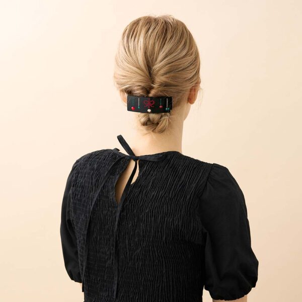 Alexandre de Paris Haarspange “LUMIÈRES DE NOËL” 8cm AA8 18647 04 N